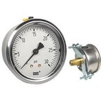 WIKA 212.53 - 2.0" Dial - 0-60 psi/bar Pressure Gauge